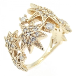 Nhẫn kim cương K10YG 0.438CT