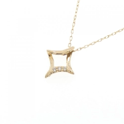 K18YG Dây chuyền kim cương 0.02CT - Hàng hiệu Authentic 858412