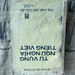 Từ vựng ngữ nghĩa tiếng Việt ;264 trang 