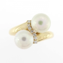 Nhẫn ngọc trai Akoya K18YG 671058