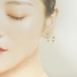 K18YG/PT Bông tai - Hàng hiệu Chính hãng 867472