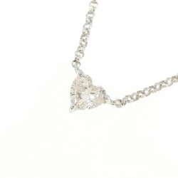 K18WG Dây chuyền kim cương hình trái tim 0.32CT - Hàng hiệu Chính hãng 862016