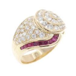 Nhẫn Ruby K18YG 0.21CT - Hàng hiệu Chính hãng