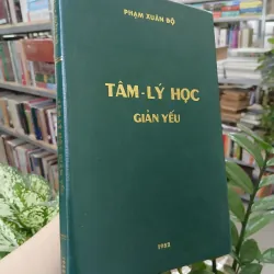 TÂM LÝ HỌC GIẢN YẾU - PHẠM XUÂN ĐỘ 782537