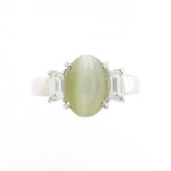 Nhẫn Chrysolite Cat's Eye PT900 2.74CT - Hàng hiệu Chính hãng 852417