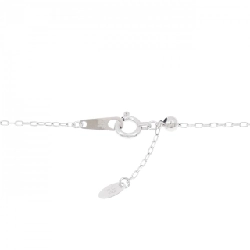 K18WG Hoa Kim Cương Dây Chuyền 0.20CT - Hàng hiệu Chính hãng 860338