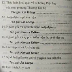 Bộ Phái Phật Pháp và A-Tỳ - Đạt - Ma 740346