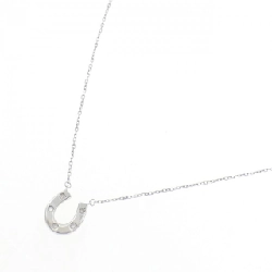 K14WG Dây chuyền kim cương hình móng ngựa - Hàng hiệu Authentic 858313