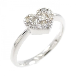 Nhẫn kim cương hình trái tim K18WG 0.20CT