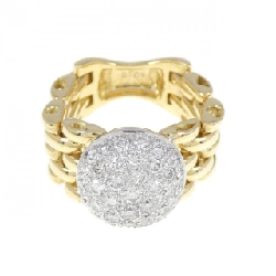 Nhẫn kim cương Pavé 750YG/750WG 0.80CT