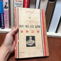 II Sách Phật Giáo: Duy Ma Cật Kinh - Đoàn Trung Còn (Dịch) - 1971