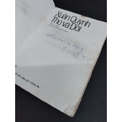 Xuân Quỳnh Thơ và đời mới 70% tróc gáy ố 2004 HCM0612 Vân Long VĂN HỌC 918263