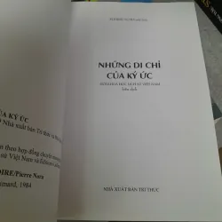 NHỮNG DI CHỈ CỦA KÝ ỨC - PIERRE NORA 1035913