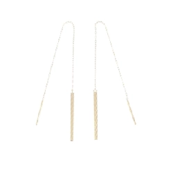 K18YG Bông tai - Hàng hiệu Chính hãng