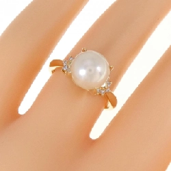 Nhẫn ngọc trai Akoya K18YG 8.4mm 672158