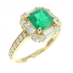 【Sản phẩm mới】Nhẫn Emerald K18YG 1.00CT