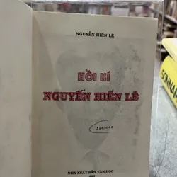 HỒI KÍ NGUYỄN HIẾN LÊ 738126