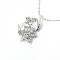 K18WG Hoa Kim Cương Dây Chuyền 0.50CT - Hàng hiệu Chính hãng 856241