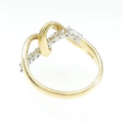 Nhẫn kim cương K18YG/PT900 0.5CT 670506