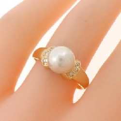 Nhẫn ngọc trai Akoya K18YG 7.0mm - Hàng hiệu Chính hãng 850299