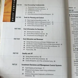 Cost Accounting: A Managerial Emphasis 593805