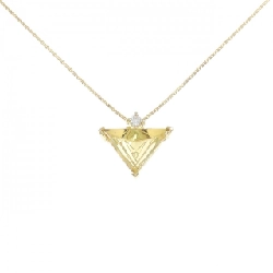 K18YG Mặt dây chuyền Citrine 1.92CT - Hàng hiệu Chính hãng