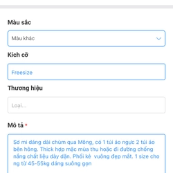 Sơmi dáng dài  502340