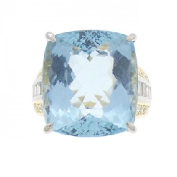 Nhẫn Aquamarine K18YG/PT900 13.40CT - Hàng hiệu Chính hãng 851991