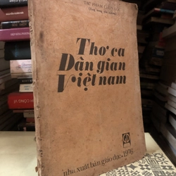 Sách xưa Thơ ca dân gian Việt Nam 306185