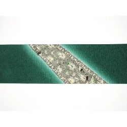 Dải obi Nagoya Kawabata Yoshio - Vải in gỗ Ấn Độ cổ đại - Hàng hiệu Authentic 880038