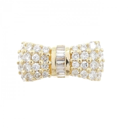 Nhẫn kim cương K18YG hình ruy băng 0.20CT - Hàng hiệu chính hãng 850069