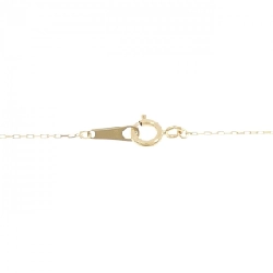 K18YG Chữ cái F Dây chuyền - Hàng hiệu Chính hãng 858052