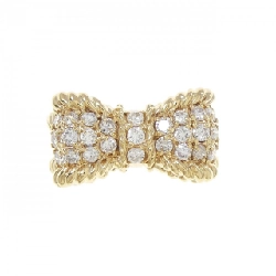 Nhẫn kim cương K18YG hình ruy băng 0.51CT - Hàng hiệu Authentic 847281