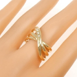 Nhẫn kim cương K18YG - Hàng hiệu Authentic 853691