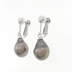 K14WG Bông tai ngọc trai đen - Hàng hiệu Authentic 872771