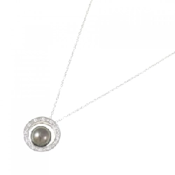 Mikimoto Ngọc trai đen dây chuyền 10.8mm - Hàng hiệu Chính hãng 840244