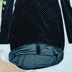Váy dự tiệc, Sz S , thun co giãn 4 chiều, màu đen kim tuyến , mới nguyên tem mác 475748