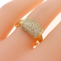 Nhẫn kim cương Pavé K18YG 0.55CT - Hàng hiệu Chính hãng 852902