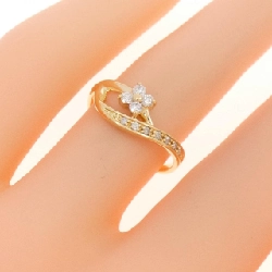 Nhẫn kim cương hoa K18YG 0.15CT - Hàng hiệu Chính hãng 855781