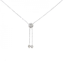 K14WG Đá Topaz Trắng Dây Chuyền 0.25CT - Hàng hiệu Chính hãng