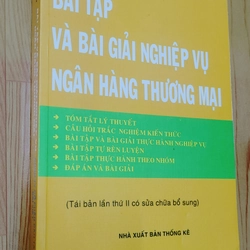 BÀI TẬP NGHIỆP VỤ NGÂN HÀNG THƯƠNG MẠI 