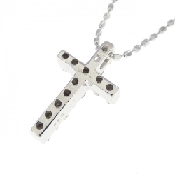 K18WG Dây chuyền kim cương chéo 0.15CT - Hàng hiệu Chính hãng 862559