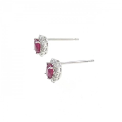 PT900 Bông tai Ruby 0.61CT - Hàng hiệu Chính hãng 871678