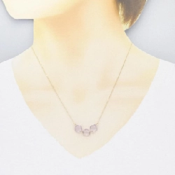 K10YG Amethyst Necklace - Hàng hiệu Authentic 861043