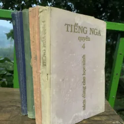 Sách học tiếng Nga, dùng cho học sinh, quyển 1-2-3-4, in tại Nga 1030531