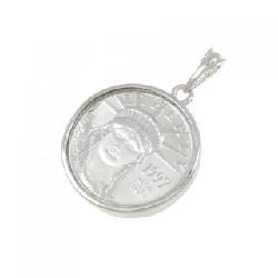 PT900(枠) Mặt dây chuyền đồng xu - Hàng hiệu Authentic