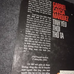 TÌNH YÊU THỜI THỔ TẢ - GABRIEL GARCIA MÁRQUEZ 991092