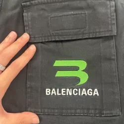 Quần short Cargo Thời Trang Nam Balenciaga size L màu đen 931911