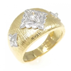 Nhẫn kim cương K18YG/PT 0.13CT