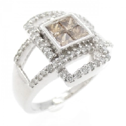 Nhẫn kim cương K18WG 0.75CT